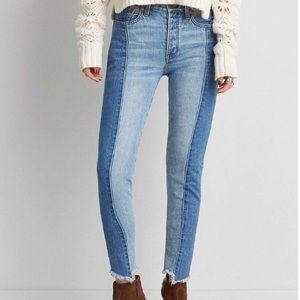 American Eagle two toned jeans